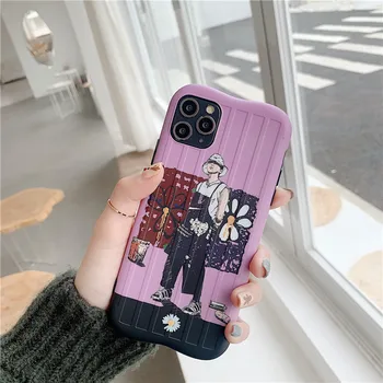 

Fashion GD illustration Art Flowers Phone Case For iPhone 11 Pro Max Xr Xs Xsmax X 7 7 Puls 8 Puls Cases Soft Silicone Cover