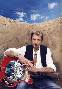 

5D DIY Diamond Painting Johnny Halliday guitar Mosaic Diamond Embroidery Cross Stitch Rhinestones Decor needlework