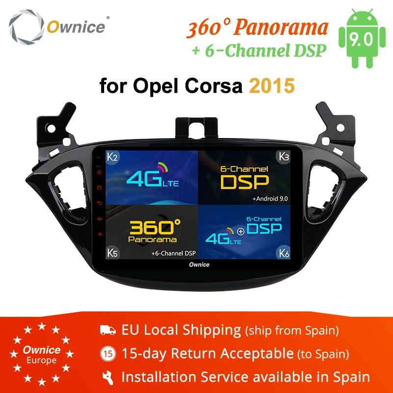 

Ownice K3 K5 K6 Octa Core 32GB Android 9.0 Car DVD Multimedia Player Radio Stereo For Opel Corsa 2015 4G LTE 360 panorama DSP