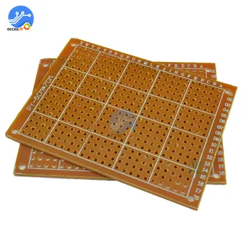 

5PCS 50x70 mm Prototype Paper Printed Circuit Board 5x7cm 2.54mm Hole Pitch Single Sided Board DIY Electronic