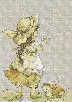 

cross stitch kit Animal cotton thread Love lock canvas stitching embroidery Luca S B1077