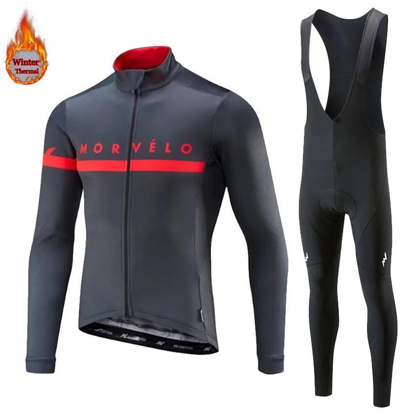 Ropa ciclismo теплый зима Термальность флис велосипедная одежда Для Мужчин's Велоспорт Джерси костюм для прогулок верховой езды на велосипеде, MTB Костюмы комбинезон, комплект