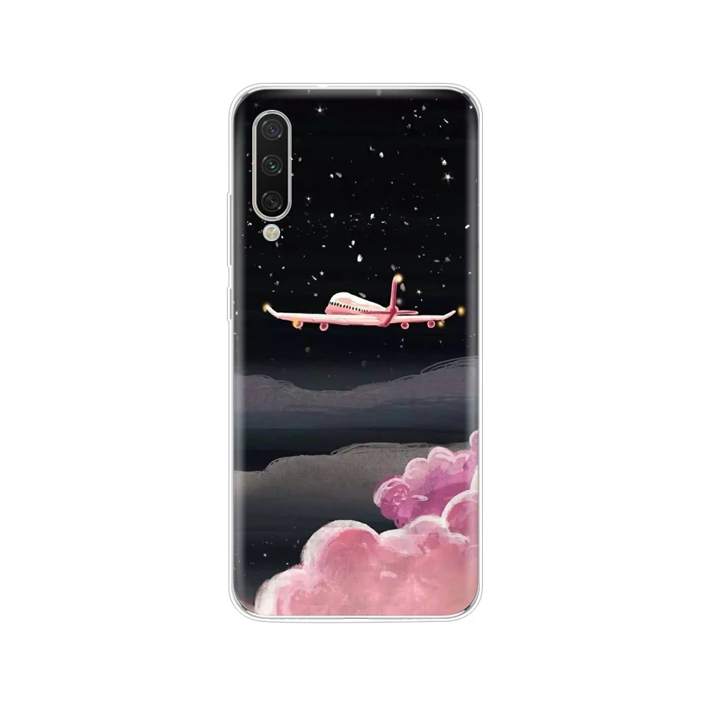 Силиконовый чехол для телефона, чехол для Xiaomi mi A3, чехол с полной защитой, мягкая задняя крышка из ТПУ для Xio mi A3, бампер, прозрачный чехол с рисунком - Цвет: 61872