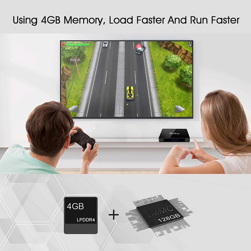 X88 King 4 ГБ 128G Amlogic S922X ТВ приставка Android 9,0 двойной Wifi BT5.0 1000M 4K Google Play Store Netflix Youtube 4K медиаплеер