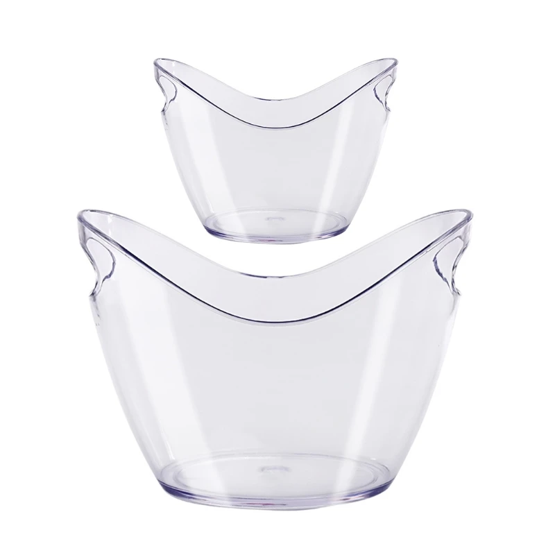 Wine Champagne Bottles Ice Bucket Food Grade Acrylic Wine Bucket For Wine Champagne Beer Bottles Gift ice bucket