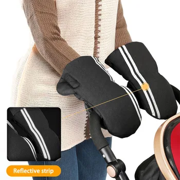 

Stroller Accessories Stroller Winter Warm Gloves Universal Type Polyester Cotton Infant Car Seat Accessories for Baby Mother