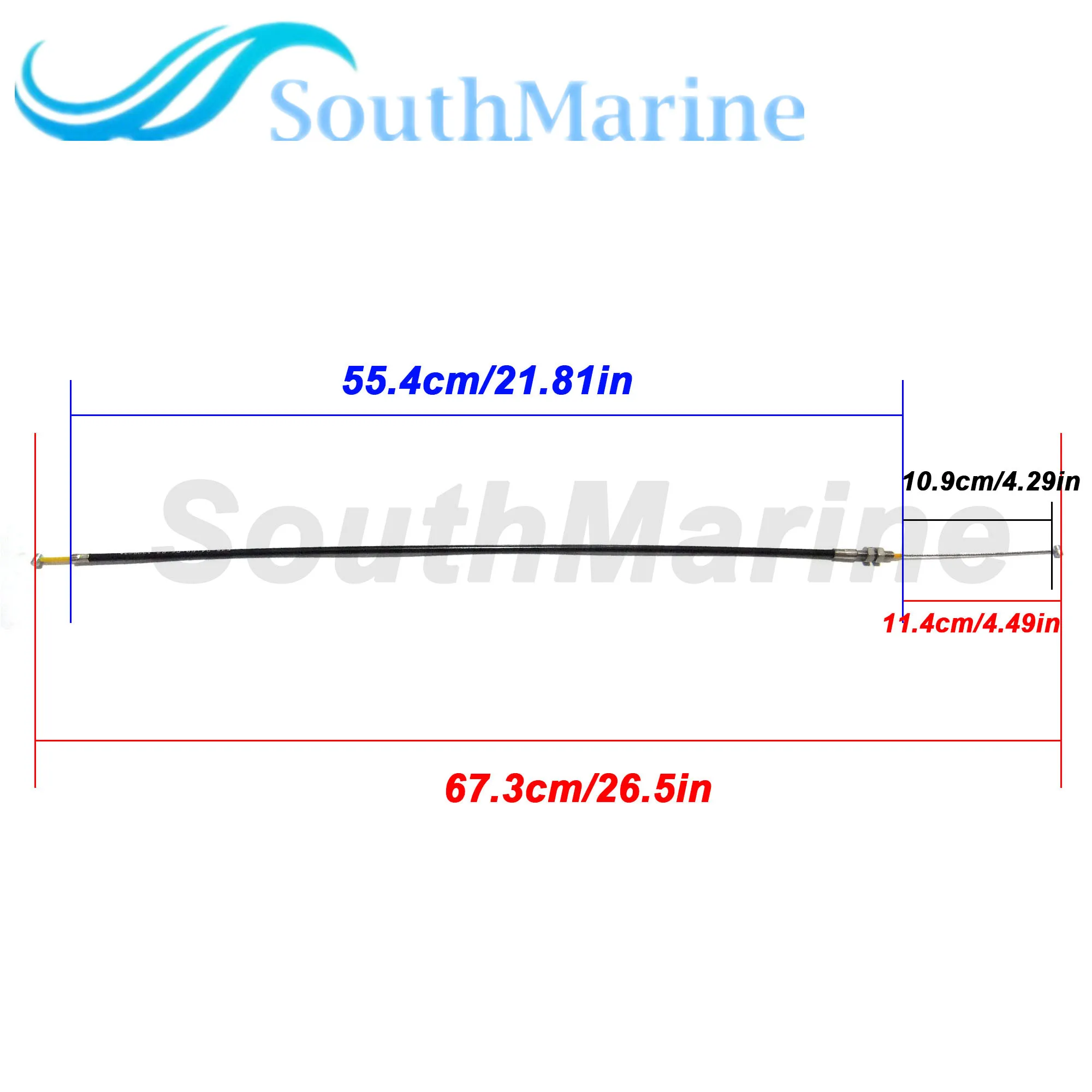 Boat Motor Throttle Cable Assy 6BP-26311-00 For Yamaha Outboard Engine 4-Stroke F25