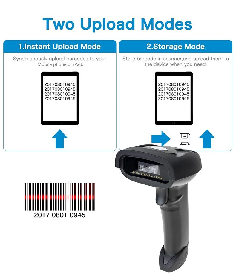 HW-L98W беспроводной сканер штрих-кода и HW-L28BT Bluetooth 1D/2D qr-код Reader PDF 417 для мобильного телефона Android iPad iPhone