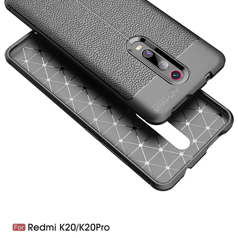 SemgCeKen ультра тонкий кожаный чехол для Xiao mi Red mi k20 pro k 20 k20pro mi 9t роскошный мягкий силиконовый чехол-накладка etui
