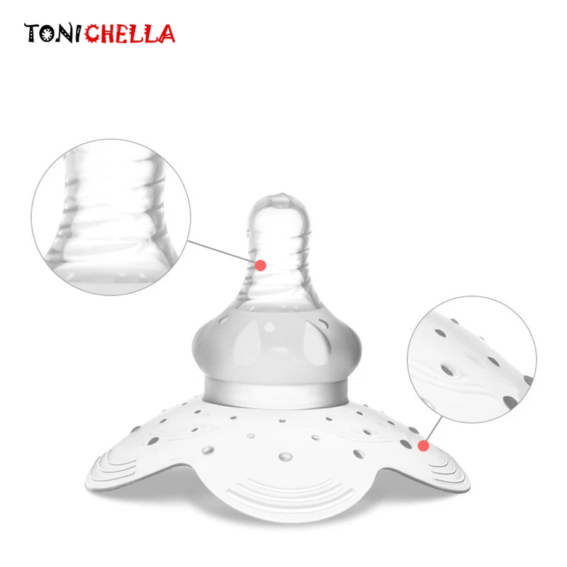 

Breastfeeding Nipple Protectors Milk Extractor Mothers Shields Protection Cover Food Grade Silicone Kids Home Accessories CL5730