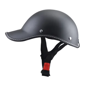 

Drop ship Motorcycle Half Helmet Baseball Cap Style Half Face Helmet Electric Bike Scooter Anti-UV Safety Hard Hat New