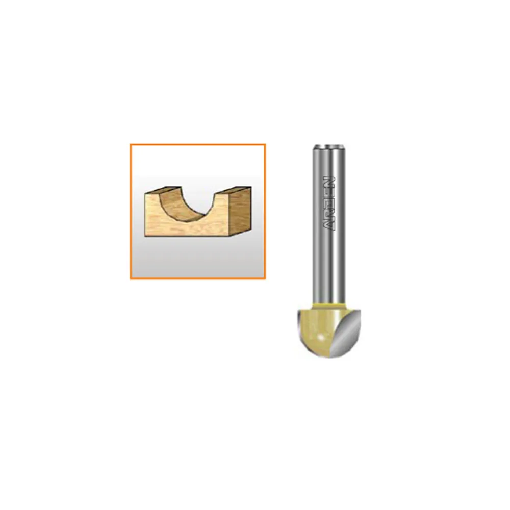 

Round bottom woodworking cnc milling tools cnc cutter SHK 1/4