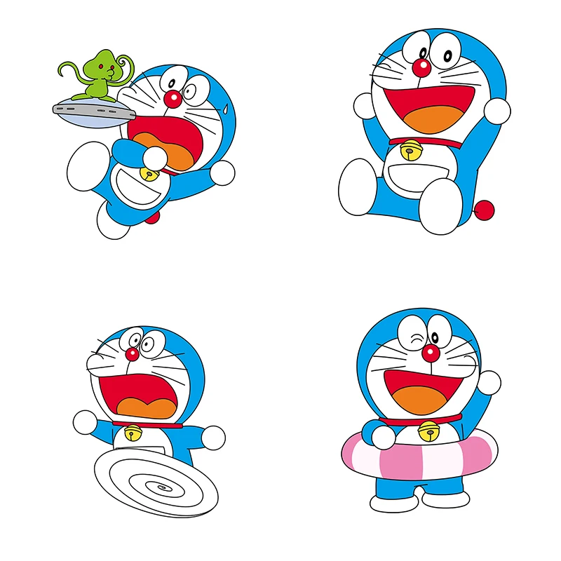 Three Ratels Qc430 The Most Complete Doraemon Funny Wall Stickers For