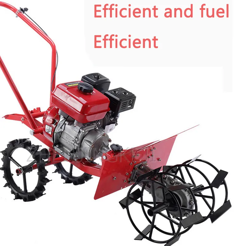 Agricultural Gasoline Micro Tillage Machine Multifunction Garden Orchard Vegetable Field Loose Soil Weeding Rotary Tiller Tools |