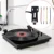 Черный Поворотный Стол Headshell Mount Универсальный LP Phono Картридж Замена Держатель Головки Фонографа С 4шт Стилус Подводящий Провод