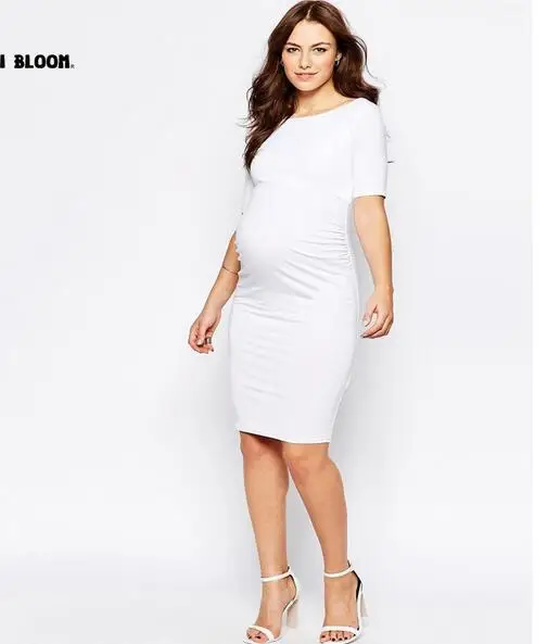 

657401 Europe And America New Style Star Elegant Pregnant Women Summer-Dress Pregnant Women Skirt Pregnant Women Medium-length D