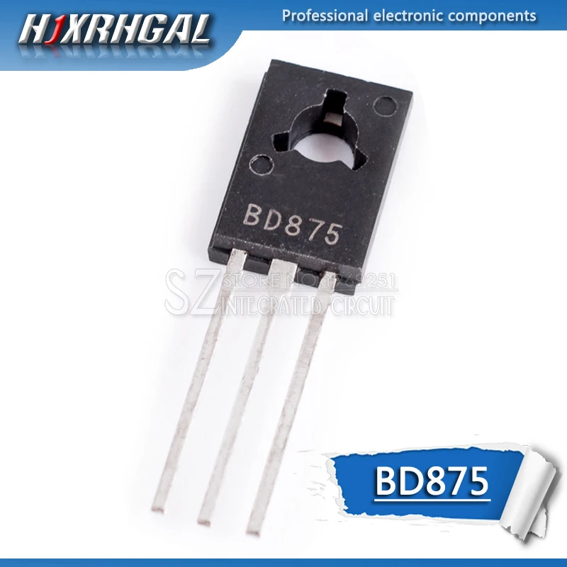1 шт BD875 TO-126 875 TO126 NPN planar транзистор Дарлингтона | Электронные компоненты и