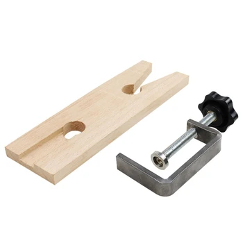 

Jewelers Bench Pin Clamp V-Slot C-Clamp Mount On Table Workbench Jewelers Tools