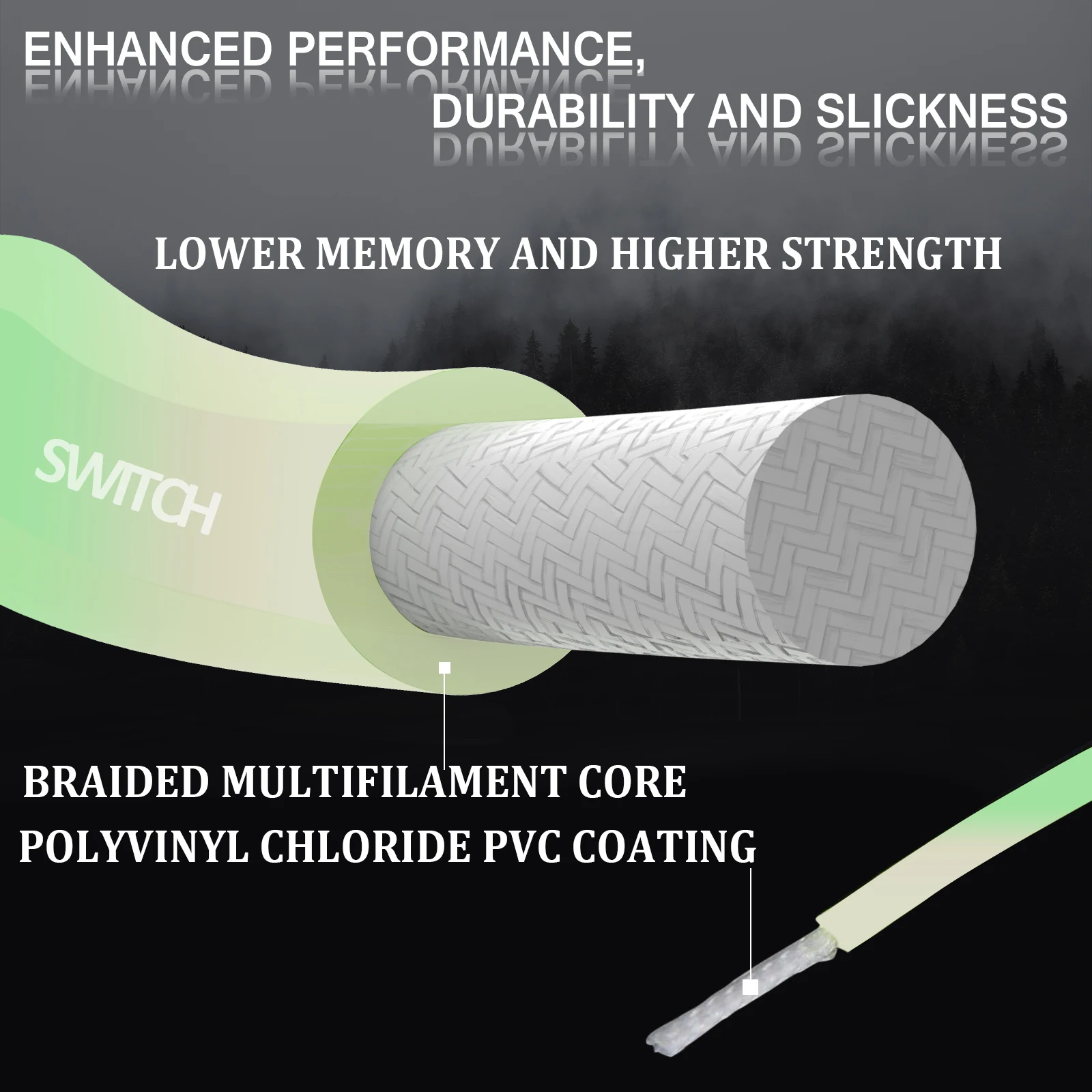 Switch Weight Forward Floating Fly Fishing Line WF4//5//6//7//8F Fly Line