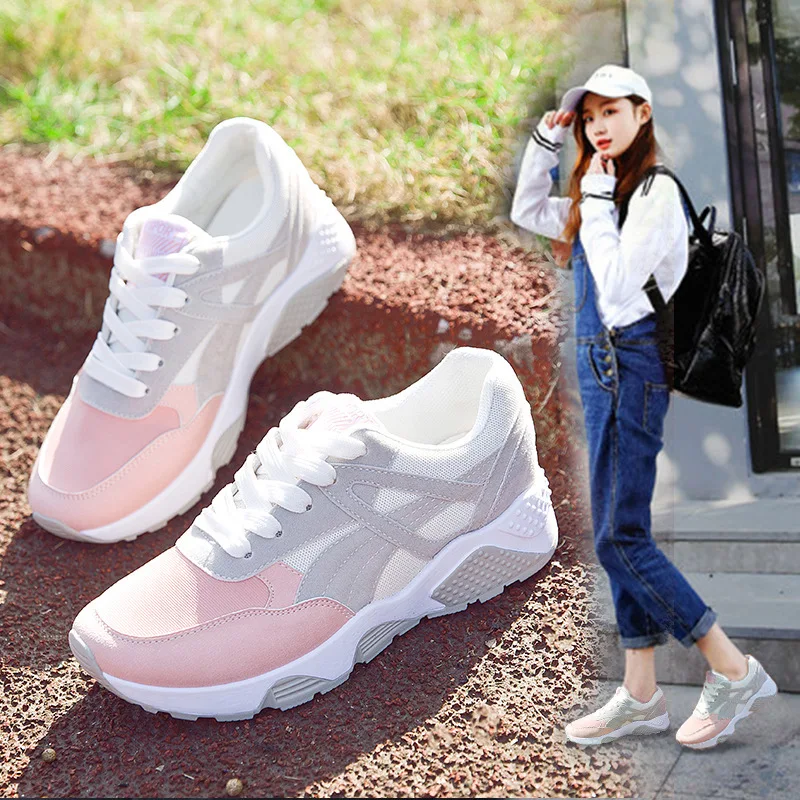 

2018 Spring New Style Girl'S Athletic Shoes Korean-style Hot Selling Fashion Students Women's Casual Junior High School STUDENT'