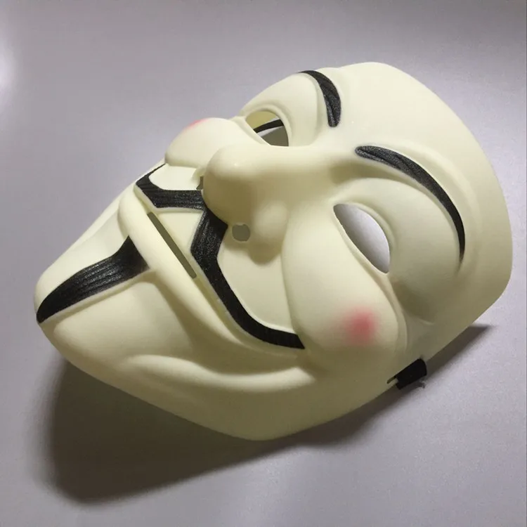 Фильм V for Vendetta маска ПВХ Косплэй полный уход за кожей лица пленка тема Вендетта