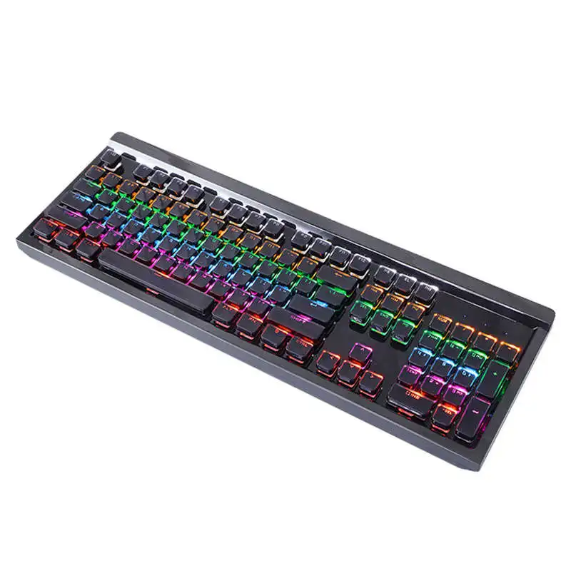  Sunrose T680 104 Keys English Wired Usb Colorful Backlit Mechanical Rgb Gaming Keyboards Waterproof