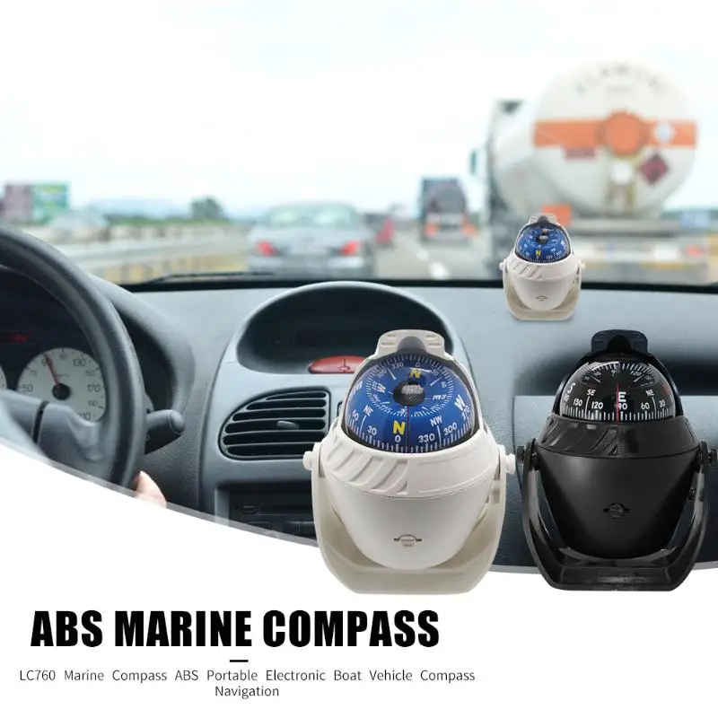 LC760 Морской Компас ABS Портативный прочный электронный лодка автомобиль Компас Навигация для наружного автомобиля поставки