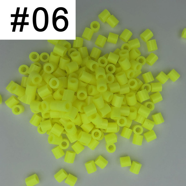 / 1000pcs perler PUPUKOU  fuse beads Pearly Iron Beads for Kids Hama Beads Diy Puzzles High Quality Handmade Gift Toy