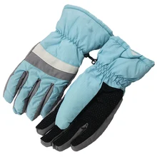 Мужские взрослые ветрозащитные непромокаемые Нескользящие лыжные перчатки, теплые зимние хлопковые перчатки оптом