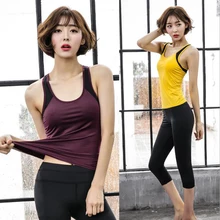 Женские топы для йоги, Спортивная рубашка без рукавов, Высокоэластичный облешающий фитнес-рубашка Deportivo Muje, майка для тренажерного зала, спортивная одежда для женщин