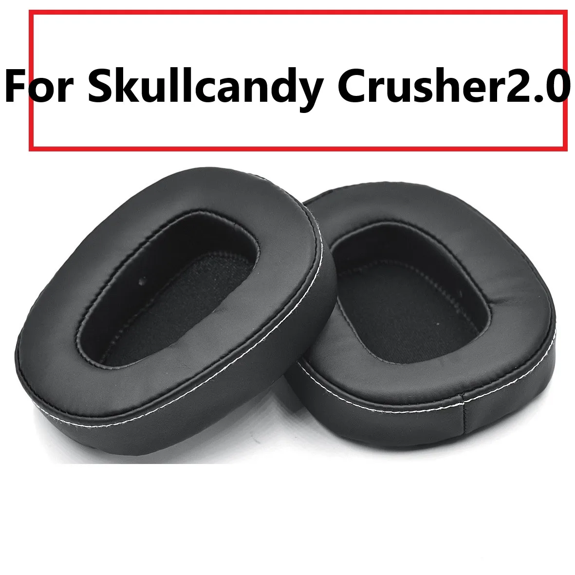 Standard Leather Ear Pads Cushion Soft Earpads for Skullcandy Crusher 2 0 Wire Headphone Repair Parts Headset Accessories