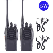 1 шт./2 шт. Baofeng BF-888S рация радиостанция UHF 400-470 МГц 16CH BF 888s радио talki walki BF 888s портативный приемопередатчик