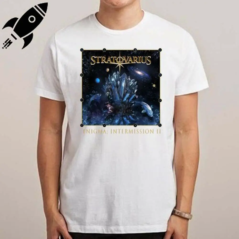 Stratovarius Enigma Intermission Ii Мужская белая футболка Размер S M L XL 2XL 3XL | одежда