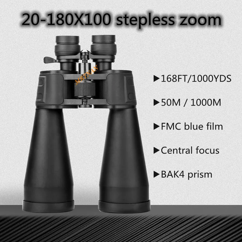 

High-quality 20-180X100 high-power long-distance zoom HD binoculars, professional 20-180 times hunting binoculars