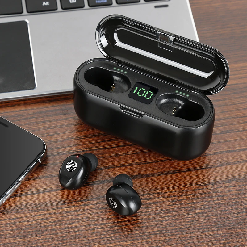 Mr 19, новинка, беспроводные TWS, спортивные, фитнес наушники, Bluetooth, 5,0 в, Denoise, гарнитура, бас, для iPhone, samsung, с микрофоном, 2000 мА/ч, Powerbank