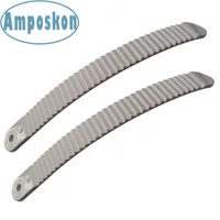 1 Pair Snowboard Binding Belt Toe/Ankle Ratchet Tongue Ladder Straps for Snowboard Shoe/Boot White and Black for Choose 1