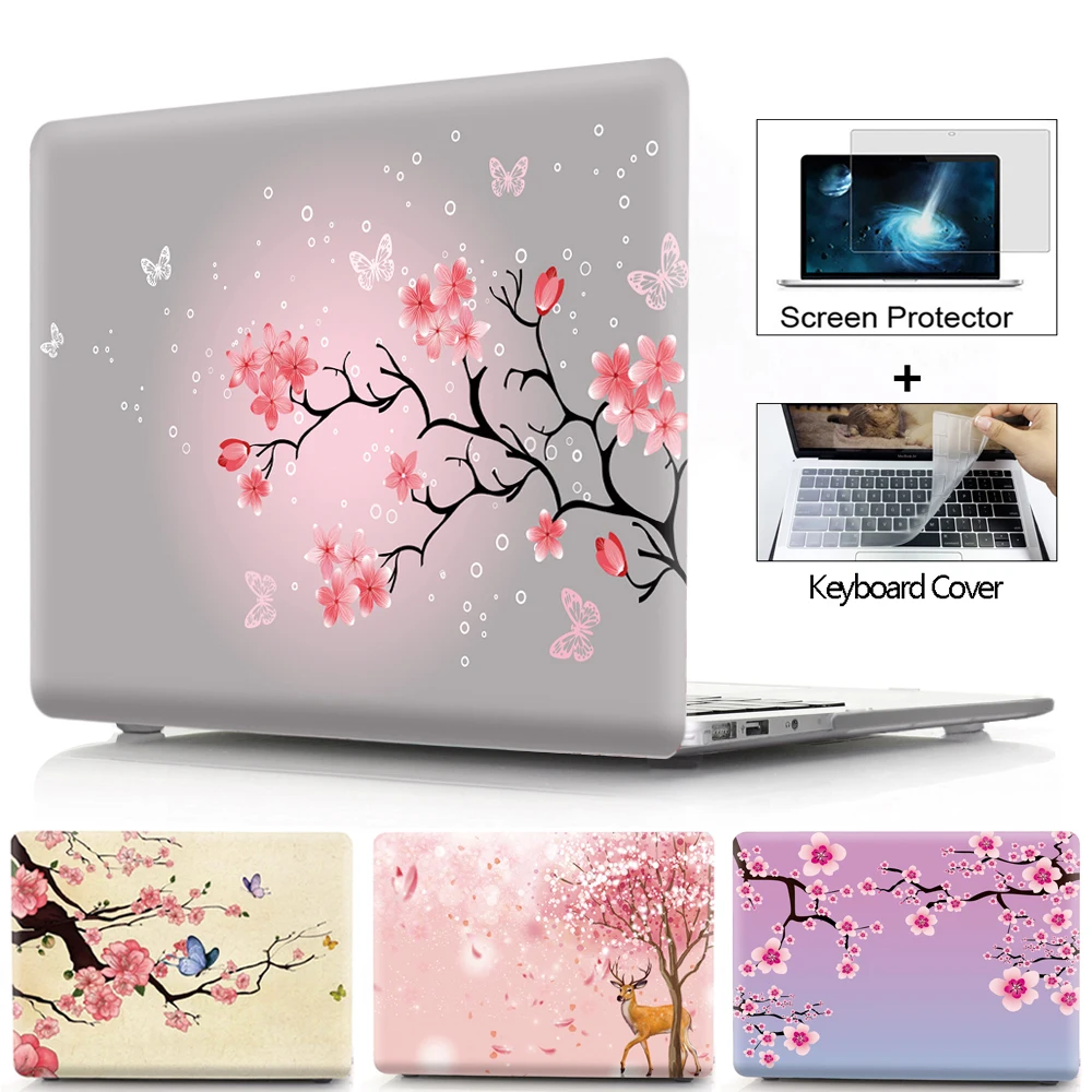 Чехол для ноутбука Macbook Air Pro Retina 11 12 13 15 3 сенсорная панель A1932 2018 чехол + Крышка