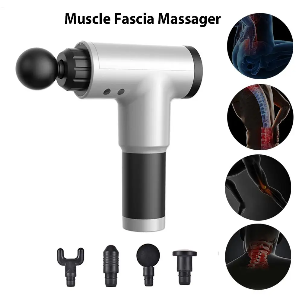 

Tissue Massage Gun Cordless Rechargeable Muscle Stimulator Deep Tissue Massager Body Relaxation Slimming Shaping Pain Relief