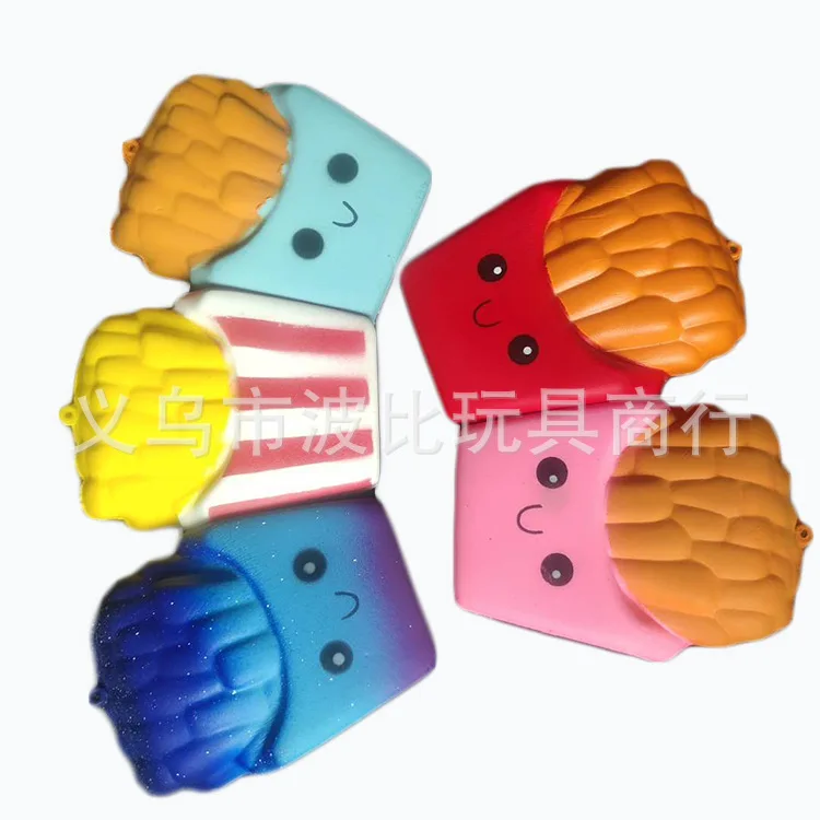 Memory Foam PU игрушки Memory Foam картофель фри пена Memory Foam Pu Memory Foam картофель фри пищевая игрушка