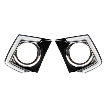

NEW-2Pcs for 2016 Mitsubishi Triton Daytime Running Light for Mitsubishi L200 Daytime Running Light Fog Lamp