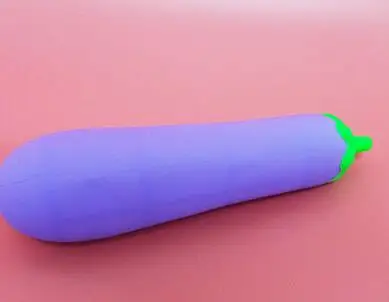 2 1 шт. Kawaii овощи Баклажан Bean Pod Форма силиконовый карандаш сумки студенческие Карандаш Чехол начальной средней школы канцелярский подарок - Цвет: 2