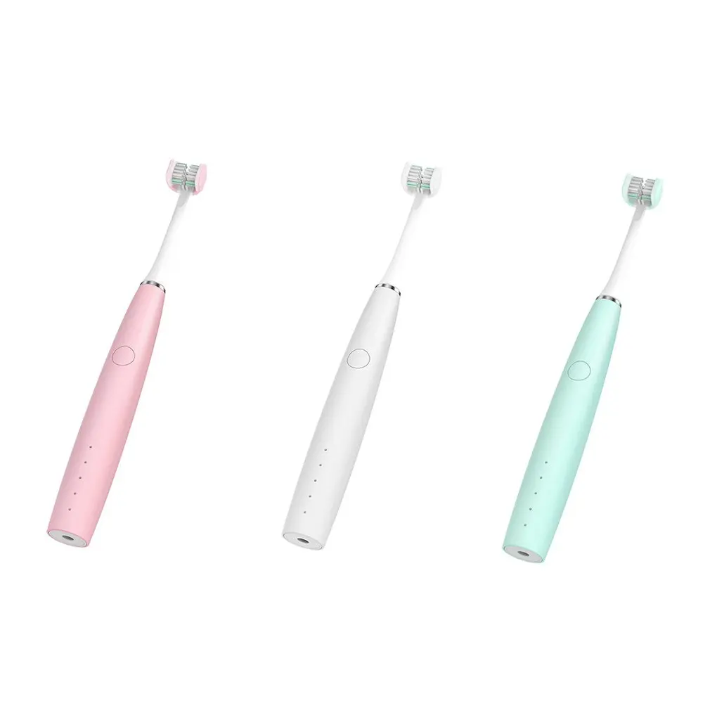 Automatic Waterproof 3d Wrapped No Dead Angle Ultrasonic Vibration Induction Charging Adult Electric Toothbrush 1
