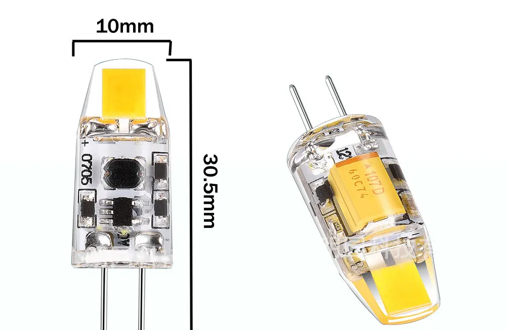 Светодиодный светильник G4 AC 220V 12V DC 1,5 W 2W 3W 4W COB с регулируемой яркостью, Теплый Холодный белый, замена галогенной лампы, люстра Bombillas