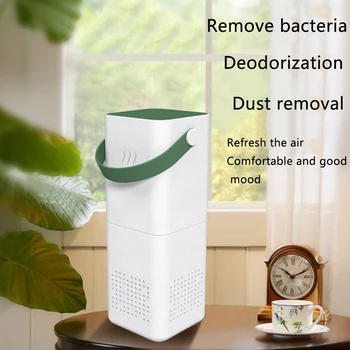 

5v Effective ABS Freshener Cleaner Car Air Purifier USB Charging Household Essential Aroma Oil Diffuser Low Noise Negative Ions
