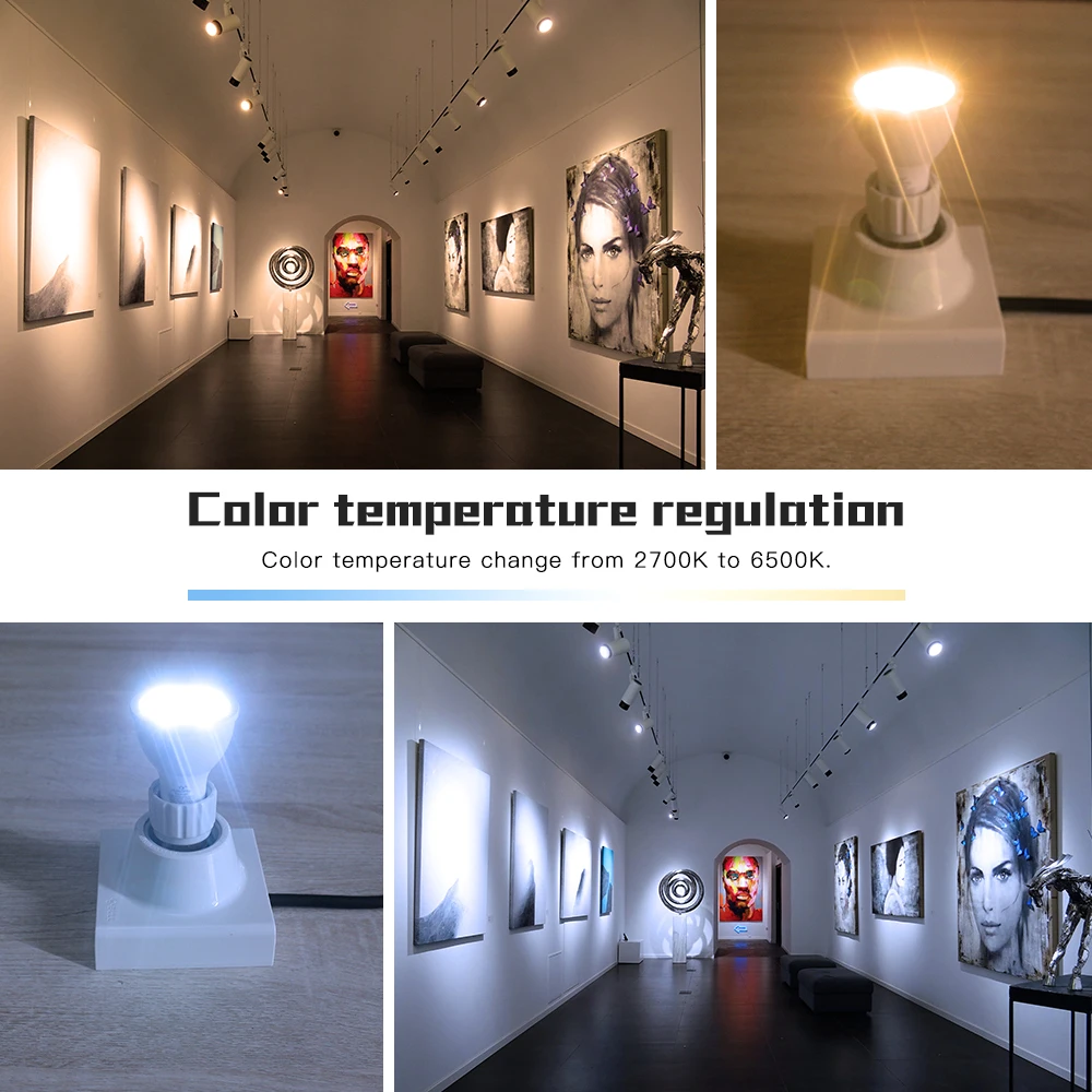 Светодиодная лампа ZIGBEE GU10 для умного дома сменная цветная RGB + CCT Светодиодный