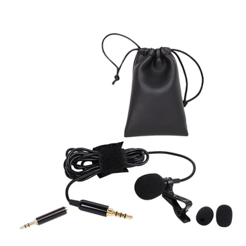 

Lavalier Microphone Omnidirectional Condenser Mic for Apple IPhone Android & Windows Smartphones,Youtube,Interview,Studio,Video