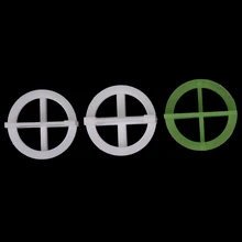 100 шт./лот 1,5 мм крестообразная плитка Выравнивающая система выравнивания плитки Базовая крышка прокладка настил зеленый белый