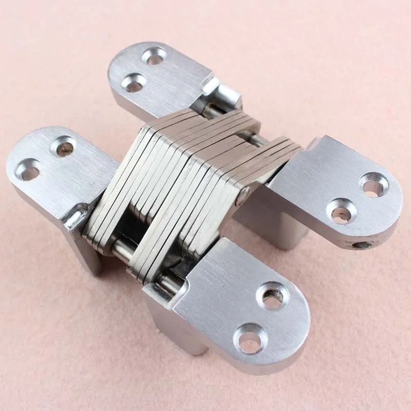

Stainless Steel Folding Hinge Hidden Hinge Wooden Doors with Concealed Hinge Diplopore Hidden Hinges
