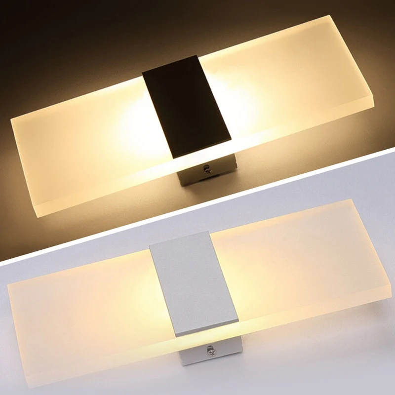 

Bathroom Mirror Light Acrylic Sconce Light 12W 85-265V Wall Lamp Wall Light Fixture Vanity Light Living Room Wall Lamp Corridor