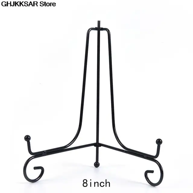 다재다능한 홈 디스플레이를 위한 견고하고 세련된 금속 받침대